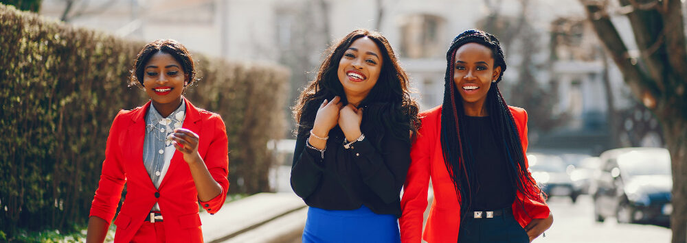 Young people listening during an entrepreneurship training