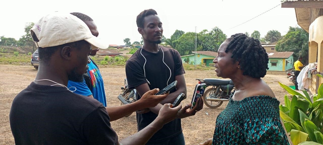 Youth participating in economic development training