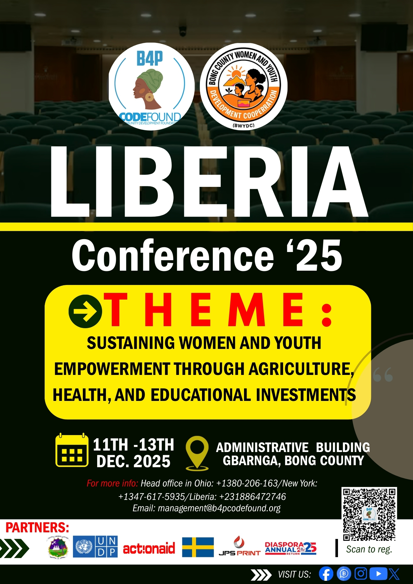 Liberia 2025 Conference Flyer